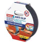 Szalag tesa® Anti-slip, csúszásgátló lépcső ragasztószalag, fekete 25 mm, L-5 m