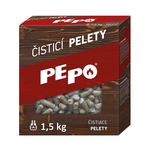 Tisztító pellett PE-PO® 1,5 kg-os, koromeltávolító füstcsövekhez, kályhákhoz, kéményekhez