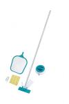 Készlet Bestway® FlowClear™, 58794, szkimmer, háló, teszter, adagoló, nyél/rúd, medencetisztító és k