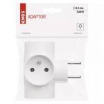 Aljzat EMOS P0024N, elosztó, fehér, 3× 2P + PE, 250V/16A max.3680W