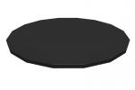 Bestway® FlowClear™ 58249 ponyva, fekete, medence, 4,27 m