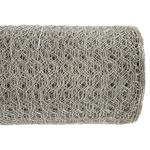 Szövet  6-szögletes Zn 13 mm, 0.5 m, 0,7 mm, L-10 m, kerti