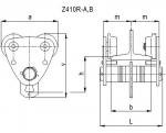 Haladómű/Futómacska Brano Z 420-A 3,2 t, 3,0 m, egyprofilos