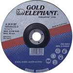 Csiszolókorong Gold Elephant 27A T27 180 x 6,0 x 22,2 mm, fém