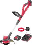 2. OSZTÁLYú Worcraft CGT-S20LiSTA ShareSYS fűkasza, 20 V Li-ion, 24 cm, KÉSZLET nejlon fej, nejlon z