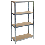 Racks RAT20 MS, fémállvány, MDF, 4 polc, 180 x 90 x 40 cm, max. 175 kg/polc