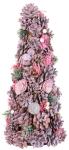 2.TRIEDA Stromček MagicHome Vianoce, ozdobený, ružový, 40 cm