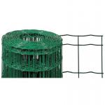 2.TRIEDA Pletivo EUROPLAST 2, 1500/100x50/2,20 mm, zelené, RAL 6005, Zn+PVC, ohradové, bal. 25 m