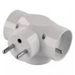 Aljzat EMOS P0024N, elosztó, fehér, 3× 2P + PE, 250V/16A max.3680W