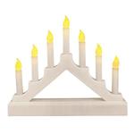 Gyertyatartó MagicHome, 7 LED, 2xD, időzítő