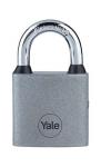 Zár Yale Y111S/32/116/1, lakat, vas, ezüst, 32 mm, 3 kulcs