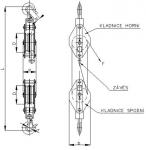 Csigasor Brano K11 1,0 t, kenderlánc