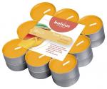 Gyertya bolsius Tealight True Scents, mangó, csomag. 18 db