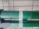 2.TRIEDA Brána Strend Pro METALTEC ECO, 1000/1800/50x50 mm, hranatý rám, zelená, jednokrídlová, záhradná, ZN+PVC, RAL6005