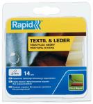 Ragasztórúd RAPID, 12x94 mm, textil és bőr, 14 db, olvadó, ragasztó, töltelék olvasztópisztolyhoz