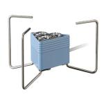 Gázfőző Meva Triangle, kemping, 7/16"-os menettel, 2,3 kW