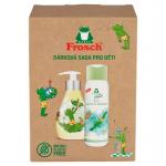 Szett ajándék Frosch, tusfürdő és sampon, gyermek, 2x 300 ml