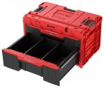 Box QBRICK® System ONE Workshop Red - Cart, 3x Toolbox, 4 részes szerszámosláda készlet