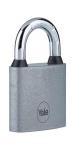 Zár Yale Y111S/32/116/1, lakat, vas, ezüst, 32 mm, 3 kulcs