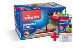 Készlet, takarító Vileda Ultramax TURBO Microfibre 2in1, felmosó+vödör + soft care utántöltő, 2 után