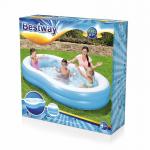 Bestway® 54117, The Big Lagoon Family, felfújható gyermekmedence, 2,62 x 1,57 x 0,46 m