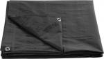 Ponyva Tarpaulin Strong 2x2 m, 200 g/m, takaró, antracit, szemekkel
