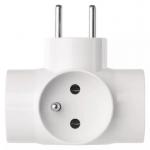 Aljzat EMOS P0024N, elosztó, fehér, 3× 2P + PE, 250V/16A max.3680W